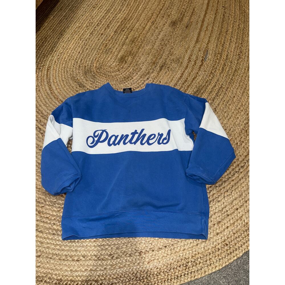 Fan Cloth Carolina Panthers pullover sweatshirt size large